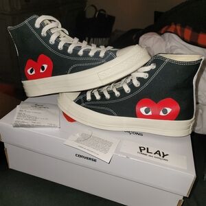 Converse Play Comme De Garcon Size 9womans 7 Mens